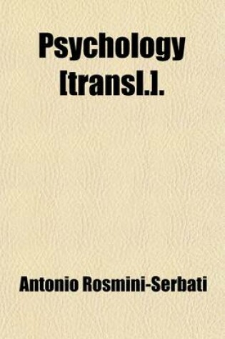 Cover of Psychology [Transl.].