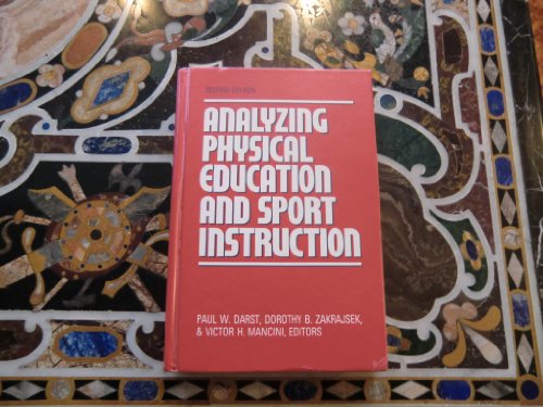 Cover of Analysing Physical Education and Sport Instruction