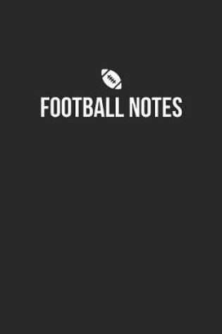 Cover of Football Notebook - Football Diary - Football Journal - Gift for Football Player