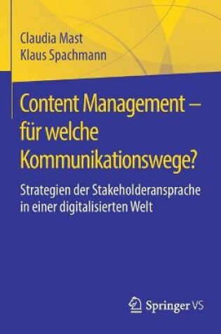 Cover of Content Management – für welche Kommunikationswege?