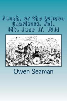 Book cover for Punch, or the London Charivari, Vol. 146, June 17, 1914