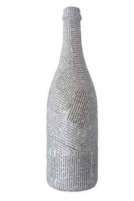 Book cover for Champagne Bottle Made from Newspaper