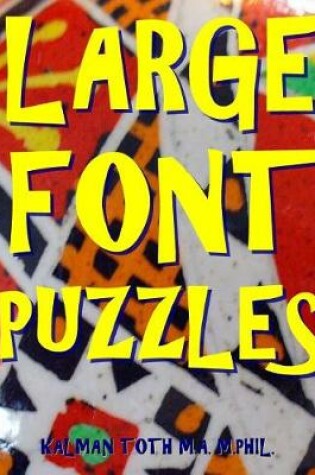 Cover of Large Font Puzzles