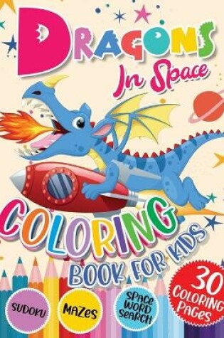 Cover of Dragons Coloring Book for Kids