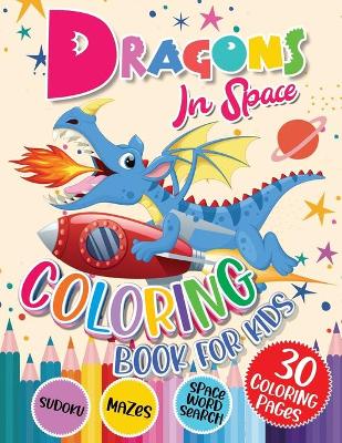 Book cover for Dragons Coloring Book for Kids