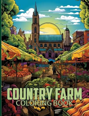 Book cover for Country Farm Coloring Book