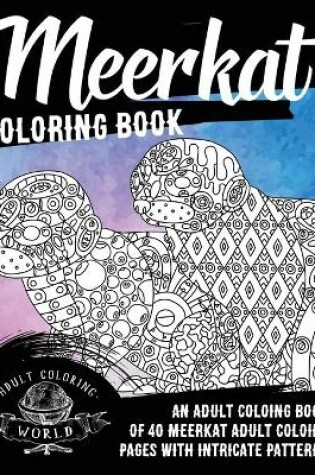 Cover of Meerkat Coloring Book