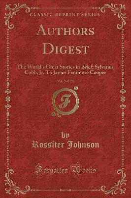 Book cover for Authors Digest, Vol. 5 of 20