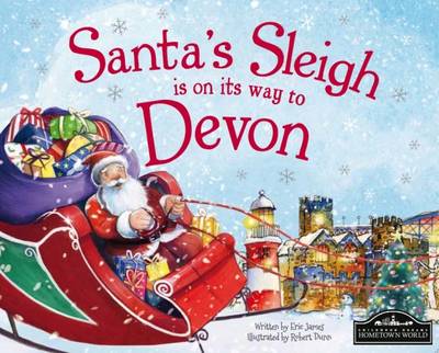 Book cover for Santa's Sleigh is on its Way to Devon