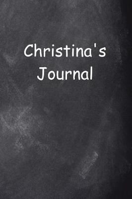Cover of Christina Personalized Name Journal Custom Name Gift Idea Christina