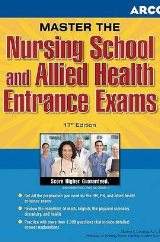 Cover of Arco Master the Nursing School and Allied Health Entrance Exams