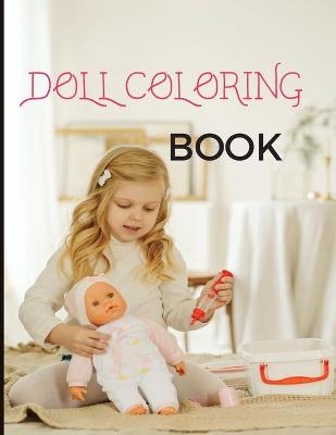 Book cover for Doll Coloring Book