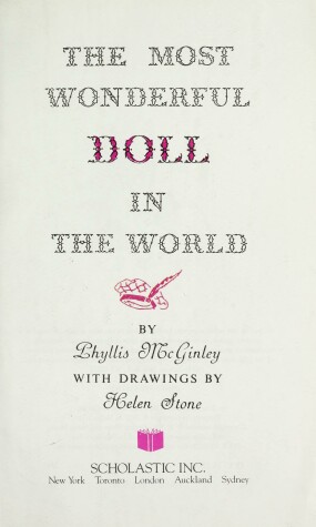 Book cover for The Most Wonderful Doll in the World