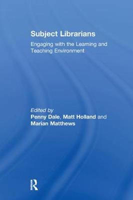 Book cover for Subject Librarians