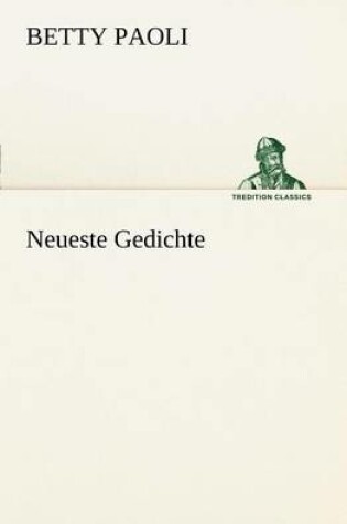 Cover of Neueste Gedichte