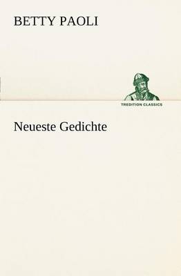 Book cover for Neueste Gedichte