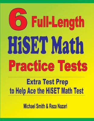 Book cover for 6 Full-Length HiSET Math Practice Tests