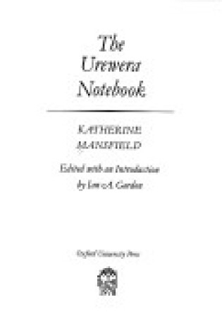 Cover of The Urewera Notebook