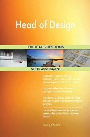 Cover of Head of Design Critical Questions Skills Assessment