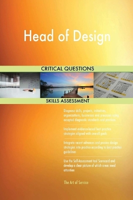 Book cover for Head of Design Critical Questions Skills Assessment