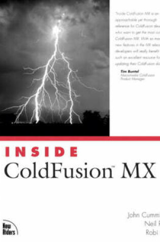 Cover of Inside ColdFusion MX