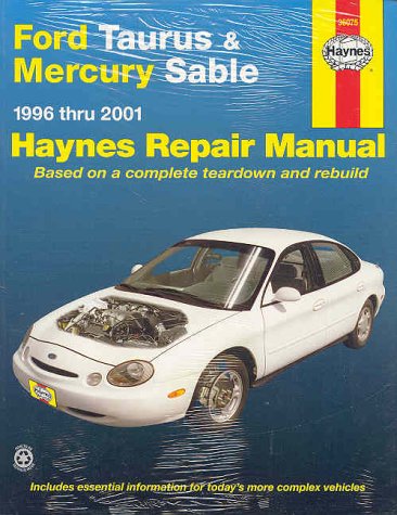 Book cover for Ford Taurus and Mercury Sable Automotive Repair Manual