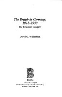 Book cover for The British in Germany, 1918-1930