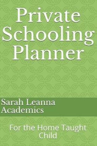 Cover of Private Schooling Planner