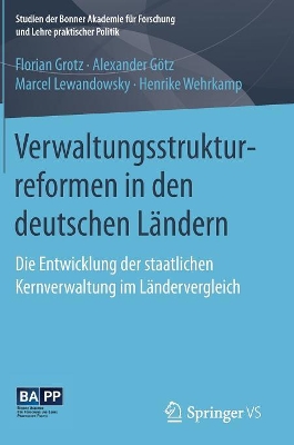 Book cover for Verwaltungsstrukturreformen in Den Deutschen Landern