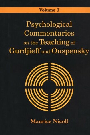 Cover of Psychological Commentaries on the Teaching of Gurdjieff and Ouspensky