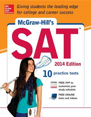Book cover for McGraw-Hill's SAT with Downloadable Tests, 2014 Edition