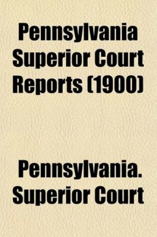 Cover of Pennsylvania Superior Court Reports Volume 14