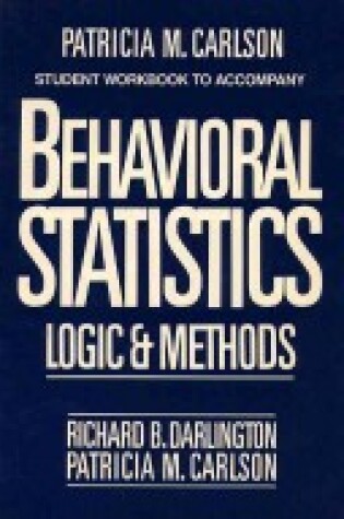 Cover of Behavioral Statistics Student
