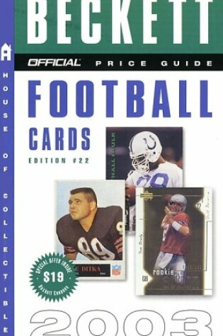 Cover of Opg Football Cards '03, 22ed