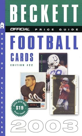 Book cover for Opg Football Cards '03, 22ed
