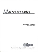 Book cover for *Macroecomonics