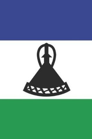 Cover of Lesotho Travel Journal - Lesotho Flag Notebook - Basotho Flag Book
