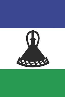 Book cover for Lesotho Travel Journal - Lesotho Flag Notebook - Basotho Flag Book