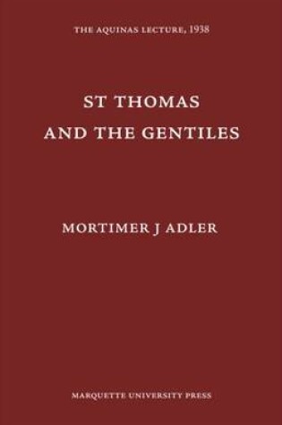 Cover of St. Thomas and the Gentiles