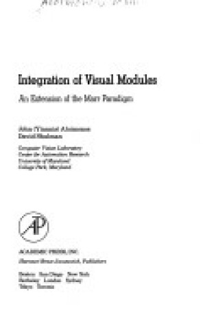 Cover of Integration of Visual Modules