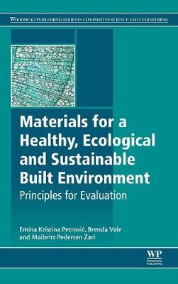 Book cover for Materials for a Healthy, Ecological and Sustainable Built Environment