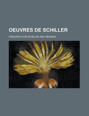 Book cover for Oeuvres de Schiller