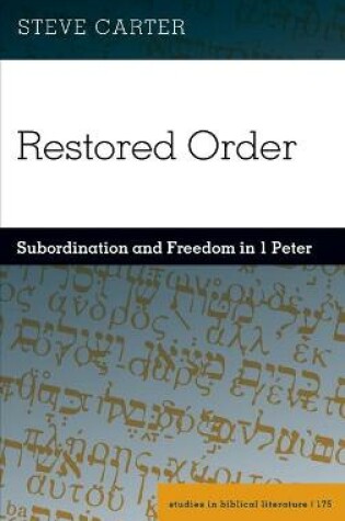Cover of Restored Order