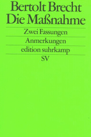Cover of Die Massnahme