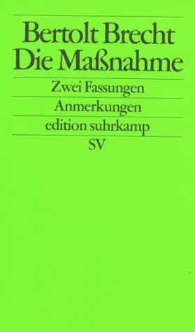 Book cover for Die Massnahme