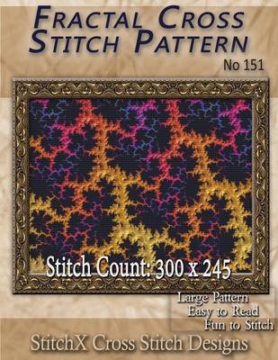 Book cover for Fractal Cross Stitch Pattern No. 151