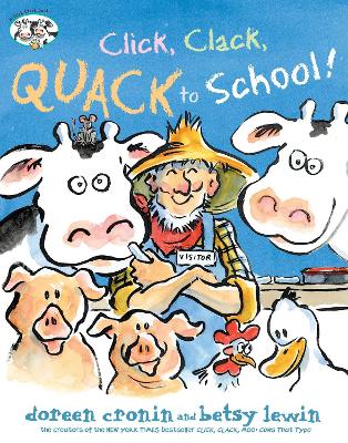 Book cover for Click, Clack, Quack to School!