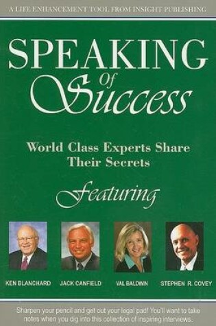 Cover of Speaking of Success