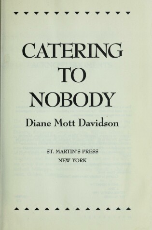 Cover of Catering to Nobody