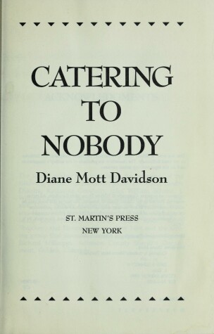 Book cover for Catering to Nobody